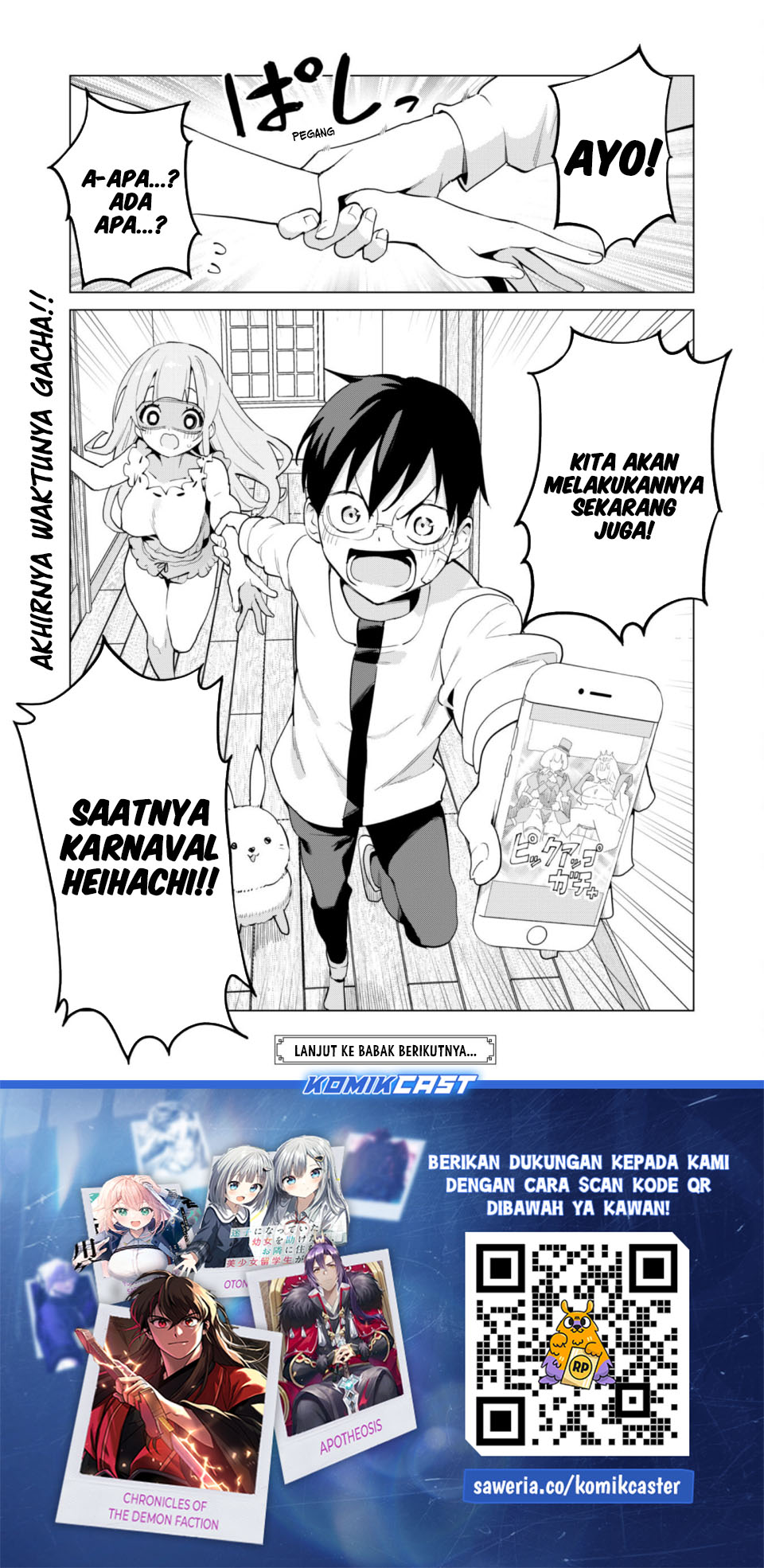 Gacha wo Mawashite Nakama wo Fuyasu Saikyou no Bishoujo Gundan wo Tsukuriagero Chapter 73 Gambar 25